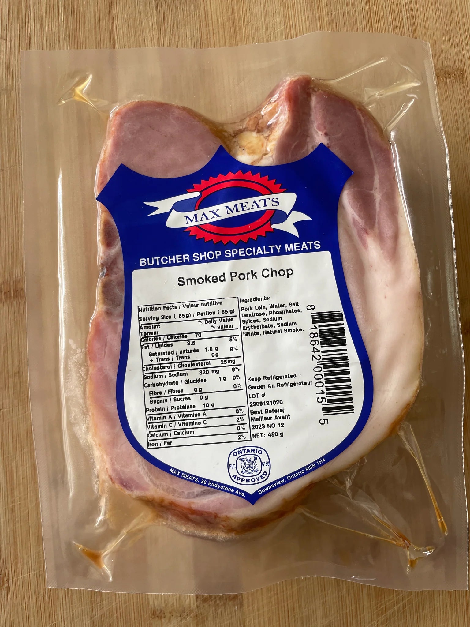 Smoked Pork Chop 10 Pack